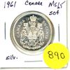 Image 1 : 1961 Canada Silver 50¢