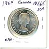 Image 2 : 1964 Canada Silver 50¢