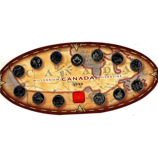 1999 Canada Millenium Quarter Set