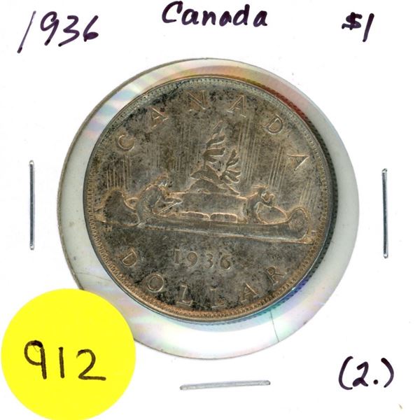 1936 Canada Silver Dollar (2.)