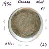 Image 2 : 1936 Canada Silver Dollar (2.)