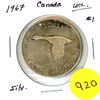 Image 1 : 1967 Canada Silver Dollar