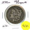 Image 1 : 1878cc USA Silver Morgan Dollar