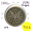 Image 1 : 1883cc USA Silver Morgan Dollar