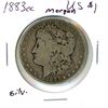 Image 2 : 1883cc USA Silver Morgan Dollar