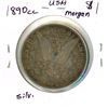 Image 2 : 1890cc USA Silver Morgan Dollar