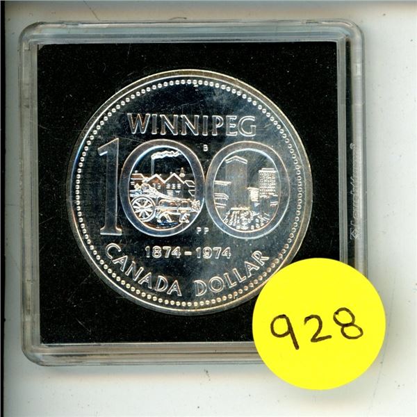 1974 Canada Silver Dollar