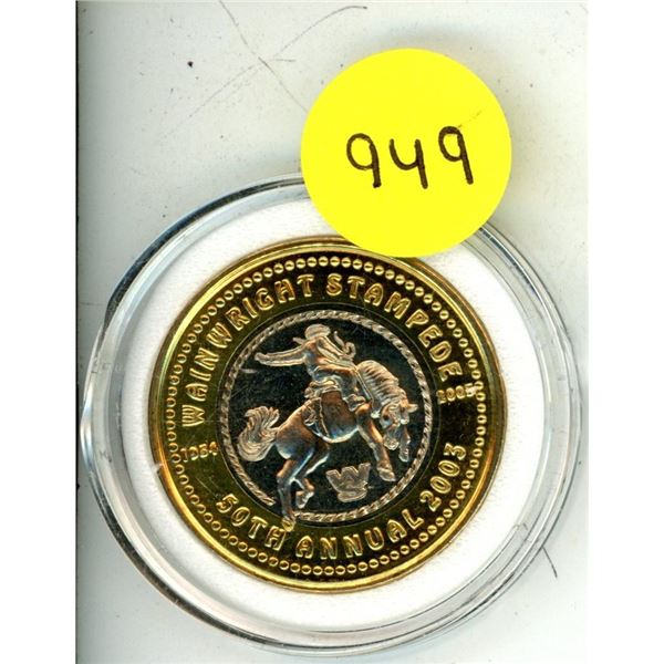 2003 Wainwright Stampede 50th Anniversary Medallion