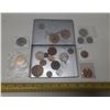 Image 1 : Players Cigarette Tin with assorted Medallions, Coins & Wooden Nickels