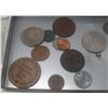 Image 2 : Players Cigarette Tin with assorted Medallions, Coins & Wooden Nickels