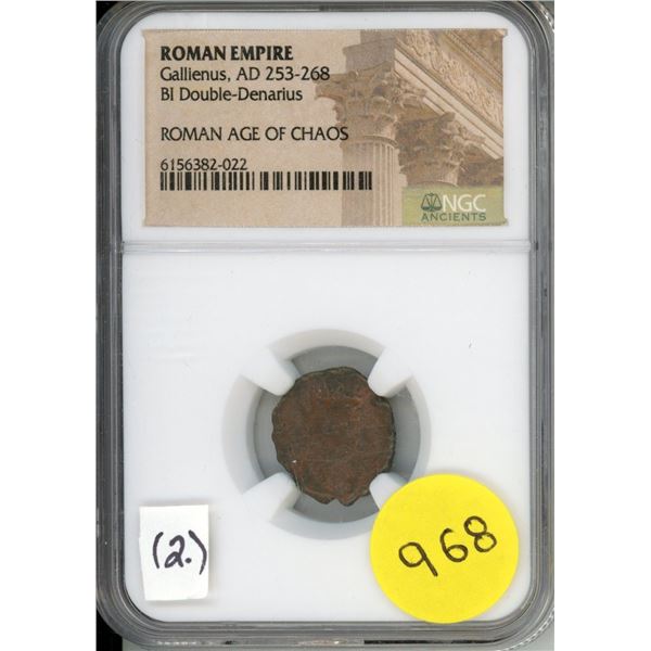 AD 253-268 Gallienus Bl Double-Denarius (2.)