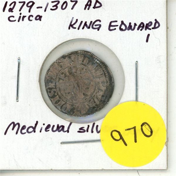AD circa 1279-1307 England, King Edward I Silver Penny