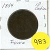 Image 1 : 1854 France 10 Centimes