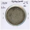 Image 2 : 1939 Netherlands Silver 2 1/2 Gulden
