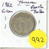 Image 1 : 1962 Panama Silver Quarter Balboa