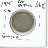 Image 2 : 1915 Great Britian Silver One Shilling