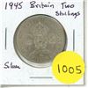 Image 1 : 1945 Great Britain Silver 2 Shillings