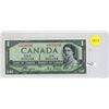 1954 Canada Devil's Face One Dollar Bill, Coyne/Towers (# D/A 3758796)