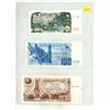 Lot of 3 Algeria Dinars:  1977 (50 D), 1981 (100 D), 1983 (200 D)