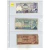Lot of Three 1970 Turkey Lirasi:  1000, 500, 100