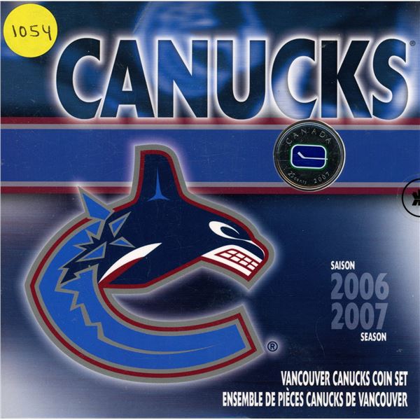2006-2007 Season Vancouver Canucks Coin Set