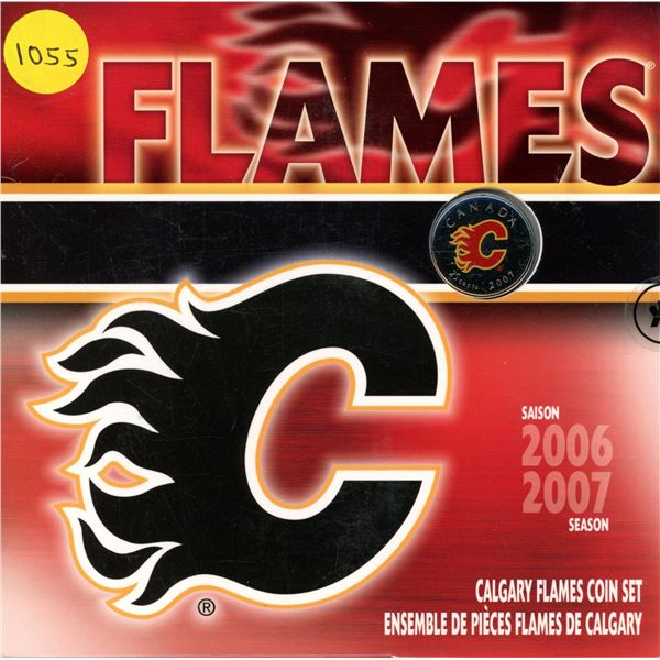 2006-2007 Season Calgary Flames Coin Set