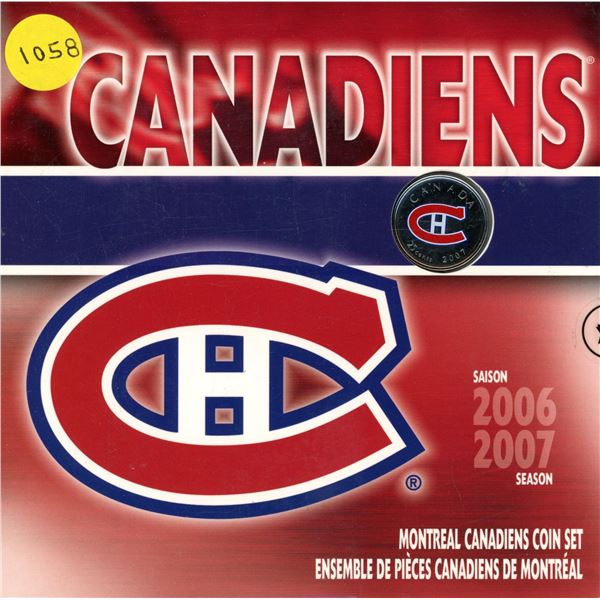 2006-2007 Season Montreal Canadiens Coin Set