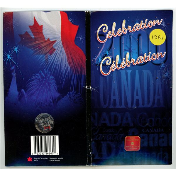 2000 Canada Colored Millenium 25¢