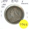 1897 Great Britain Silver One Crown