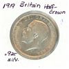 Image 2 : 1919 Great Britain Silver Half Crown