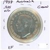 Image 2 : 1937 Australia Silver One Crown