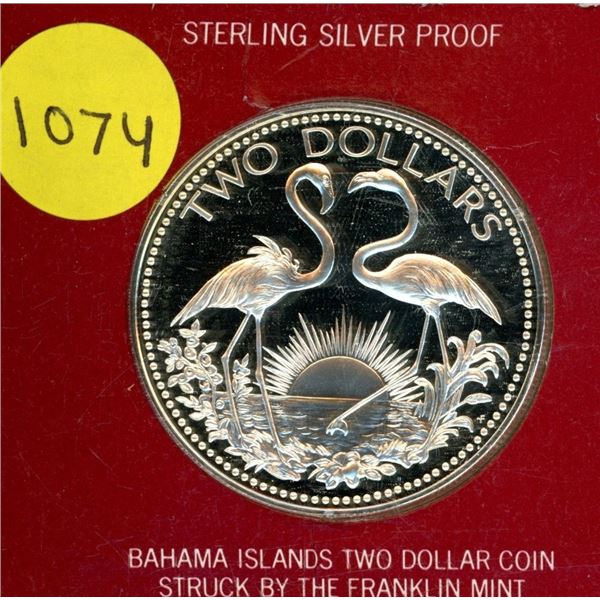 1974 Bahamas Silver Two Dollars