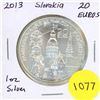 2013 Slovakia Silver 20 Euros
