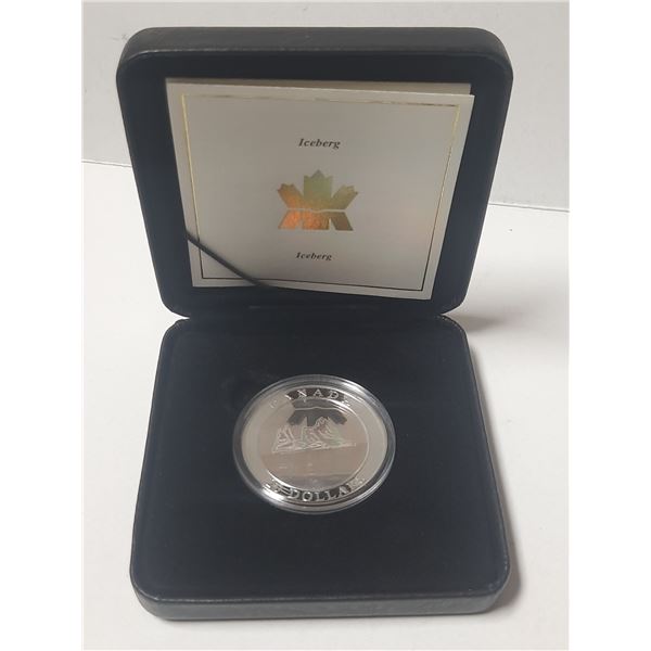 2004 Canada Fine Silver $20 Coin, Iceberg Hologram, COA