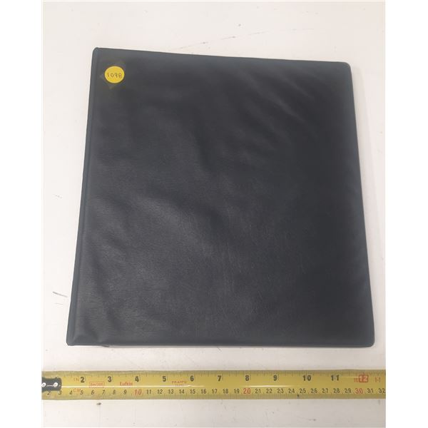 Black Binder Canadian Stamp Collection