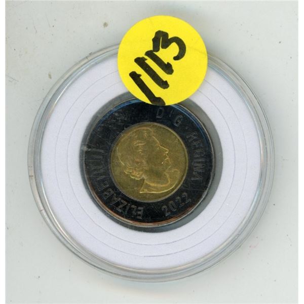 2022 Queen Elizabeth II Black Toonie.