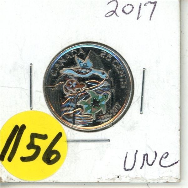 2017 Canada 25 Cents Coin - UNC