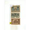 Image 1 : (3) German Small Bills -(1) 1919 and (2) 1920.
