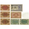Image 2 : (7) German Bills 2-1914, 1-1917, 2-1920, 1-1944.