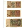 Image 3 : (9) German "Mark Bills" (3) 1939, (4) 1942, 2-?