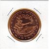 Image 1 : 1 OUNCE COPPER -   .999 FINE - ZODIAC - VIRGO
