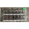 Image 1 : Canada 125 Provincial & Territorial Set of 12 quarters from 1992 in commemorative pouch sleeve.