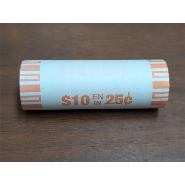 Roll of 25 Cent 2023 King Charles III, First Issue of The New King BU