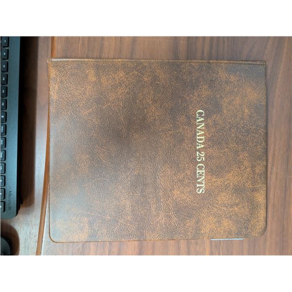 Empty Uni Case Album For Canadian 25 Cent Coins