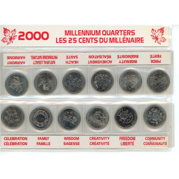 2000 Millennium Quarters Set COMPLETE SET