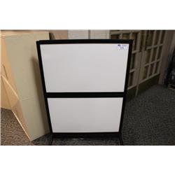 Mobile Double Sided White Board