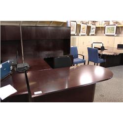 Mahogany U-shape Bullet Top  Executive