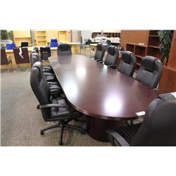 Mahogany 14' Boardroom Table