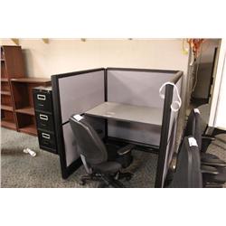 4 Person Telemarketing Cubicle