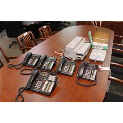 Nortel Meridian Ics Phone System With 5 Handsets